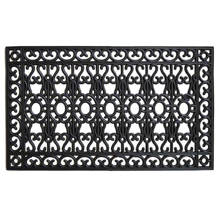 Calloway Mills Doormat, Rubber, Black 103592439